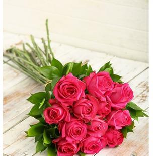 Cerise Rose Bouquet